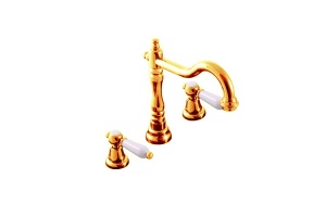 MK532.5Z MORAVA RETRO - смеситель для умывальника, CLICK-CLACK, ЦВЕТ ЗОЛОТО