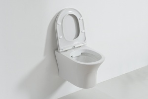 Унитаз подвесной Orange C01-100W безободковый, с микролифтом - 3