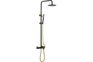 Душевая стойка Boheme Uno Black gold (468-BG)