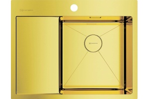 Мойка кухонная Omoikiri Akisame 65 R, светлое золото