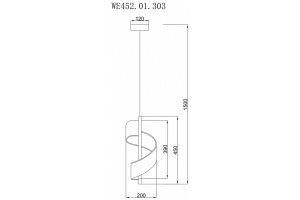 Подвесной светильник Wertmark Hilda WE452.01.303 - 2