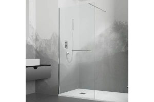 Душевая перегородка RGW Walk In WA-040 120х195 профиль хром стекло прозрачное