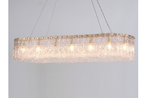 Подвесная люстра Newport 10820 10820/120 brass oval