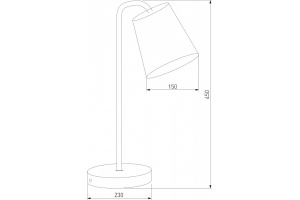 Настольная лампа декоративная Eurosvet Montero 01134/1 черный - 3