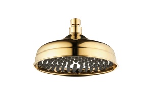 Душевая лейка верхняя Lemark LM8989G, круглая диаметр 204 мм, для серий BRAVA, золото