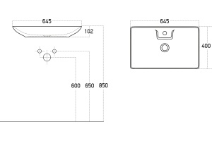 Раковина STWORKI 65 3063-KL - 2