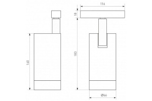 Трековый светодиодный светильник Arlight Mag-Orient-Spot-R65-20W Warm3000 037124 - 2
