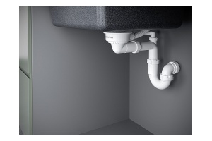 Сифон телескопический с круглым переливом Paulmark Trust хром - 3