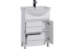 Мебель для ванной Aquanet Доминика 60 белая - 2