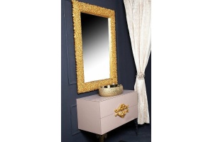 Зеркало Boheme Armadi Art NeoArt Rose 85х110 золото  - 3