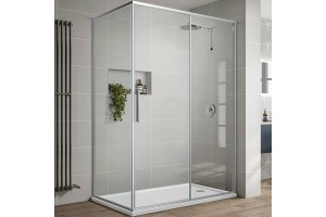 Душевой уголок Vincea Slim-U 120х90 хром стекло прозрачное