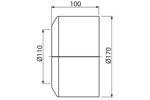 Обрамление для унитаза большое D=120 A980 - 2