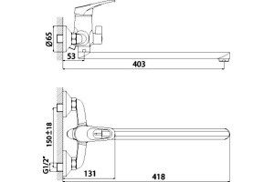 Смеситель Rossinka B универсальный B35-32 - 2