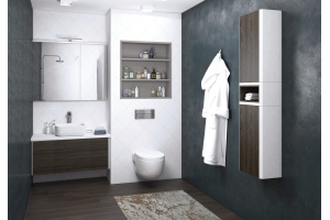 Тумба для комплекта AQUATON Брук 100 дуб феррара - 3