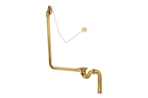 BB-OVF-02-ORO Слив-перелив с гидрозатвором, золото