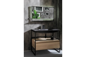 Тумба Armadi Art Loft 100 подвесная светлое дерево - 3