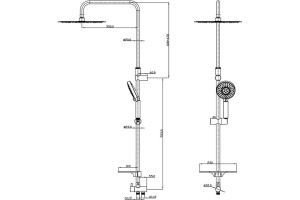 Душевая стойка Iddis Mirro Plus MRPSB5Fi76 - 2