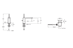 Смеситель Jacob Delafon Composed E73158-CP для раковины - 2
