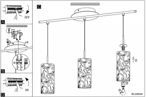 Подвесной светильник Eglo ПРОМО Amadora 90048 - 2