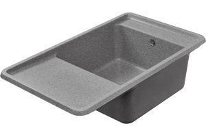 Мойка кухонная AQUATON Беллис 87 серая - 2