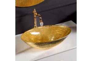 Раковина накладная Armadi Art NeoArt 51 золото