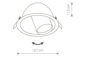 Встраиваемый светильник Nowodvorski Dot 9378 - 2