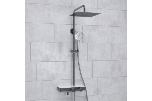 Душевая система WasserKraft 30 с термостатом хром - 2