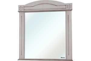 Зеркало Bellezza Аллегро Люкс 120 бежевый патина темный орех