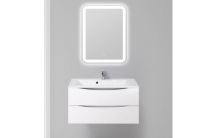 Комплект мебели BelBagno Marino-Cer 90 белый матовый - 2
