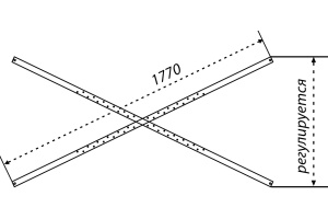 Каркас для ванны Triton 170-190x75-90 универсальный 5 опор - 3