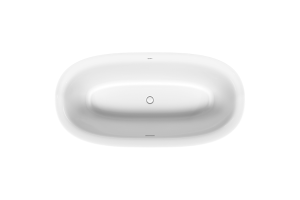 Duravit White Tulip Ванна акриловая 1800х900хh630 мм , отдельност., с бесш.панелью и рамой, с 2 накл для спины, со спец сливом и переливом, цвет белый - 2