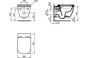 Сиденье для унитаза Ideal Standard I.life, белый (T468301) - 3
