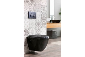 Кнопка смыва Creavit Spa, черная - 2
