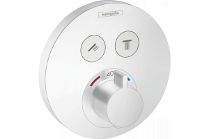 15743700 HG ShowerSelect S термостатический смеситель  (внешняя часть) матовый белый