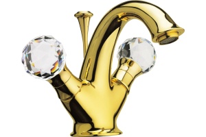 Смеситель для раковины Webert Karenina, золото (KA700102010)