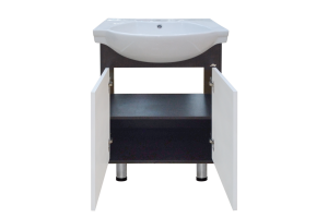 Панда - 70 Тумба прямая венге/белый - 2