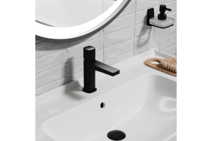 Смеситель для раковины WasserKRAFT Nuthe черный матовый - 3