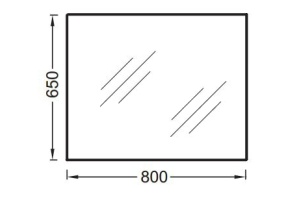 Зеркало в ванную Jacob Delafon Odeon Up (EB1098-NF) - 2