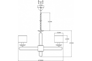 Подвесная люстра Moderli Celestia V2632-8P - 2