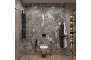 Держатель туалетной бумаги DIWO Смоленск П14788 черный муар - 3