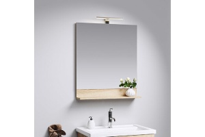 Зеркало Aqwella Foster 80 дуб сонома