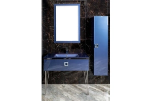 Раковина - столешница Armadi Art Lucido 100 синий - 2