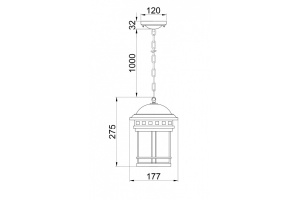 Уличный подвесной светильник Maytoni Salamanca O031PL-01BR - 2