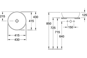 Рукомойник Villeroy & Boch Artis 4179 43R1 alpin - 3