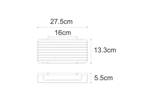 NEW K-722BLACK Полка металлическая - 3