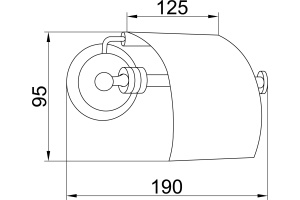 Держатель туалетной бумаги Boheme Hermitage Bronze 10320 - 2