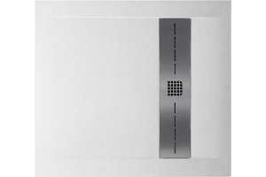 Поддон для душа STWORKI Эстерсунд 90x90 белый камень, с сифоном