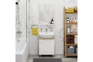 Комплект мебели Onika Эко 52  белый - светлое дерево