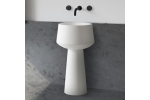 Раковина отдельностоящая ABBER Stein AS2508 белая матовая