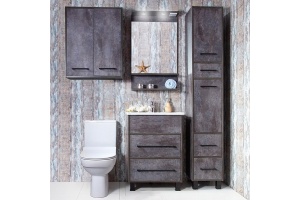 Тумба с раковиной Бриклаер Чили 60 цемент - 2